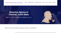 Desktop Screenshot of chennaidetectives.com